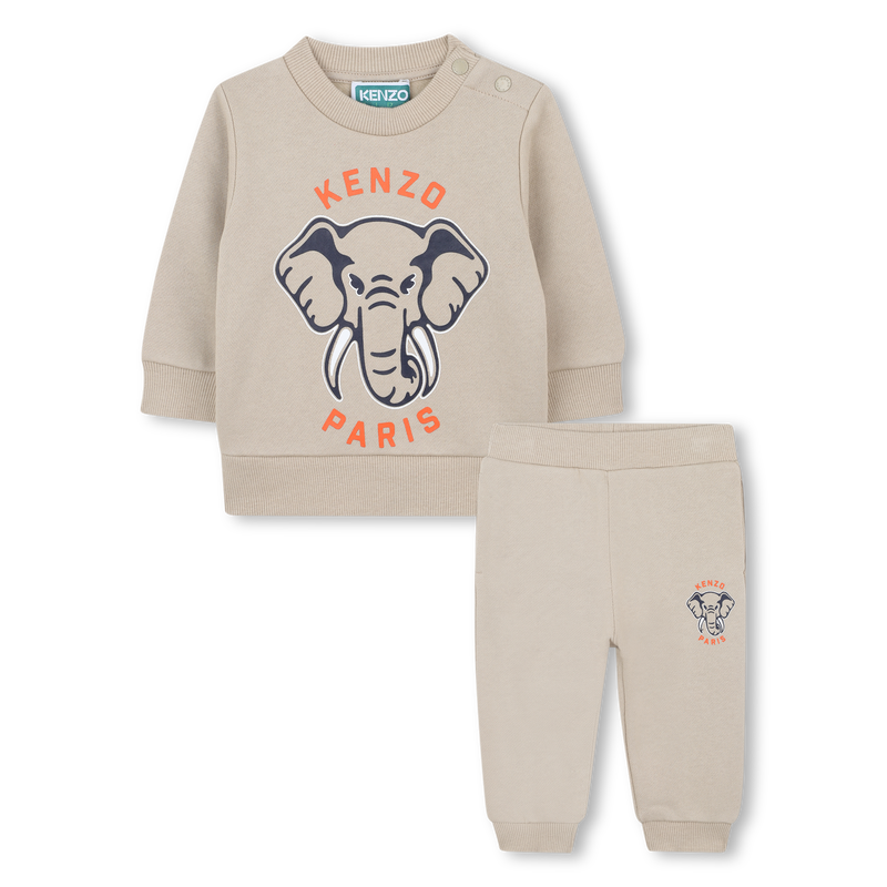 Sweatshirt and pants set in fleece KENZO KIDS 
                    UNISEX