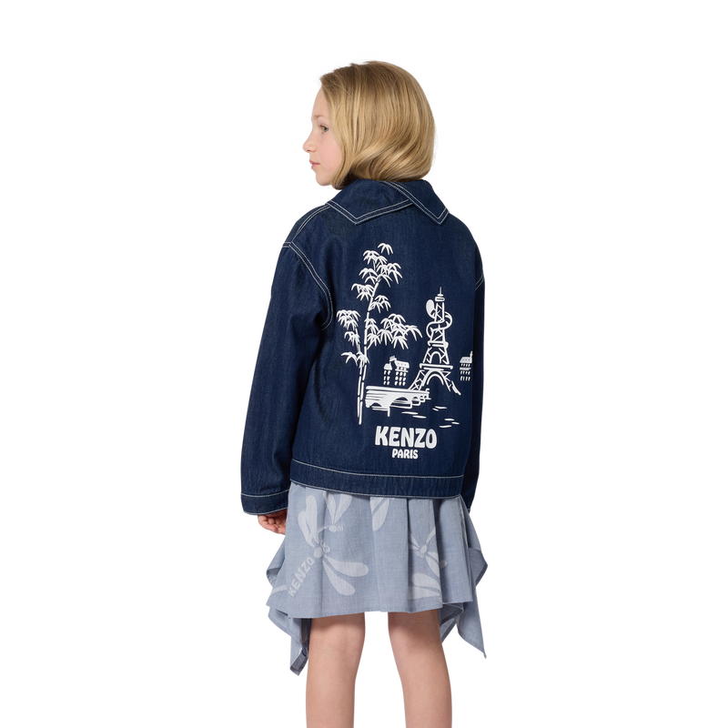 Kimono Cut Skirt KENZO KIDS 
                        GIRL