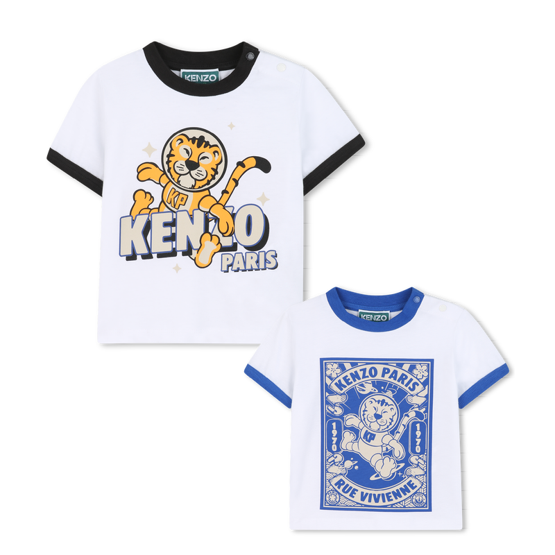 Pack of 2 jersey t-shirts KENZO KIDS 
                        BOY