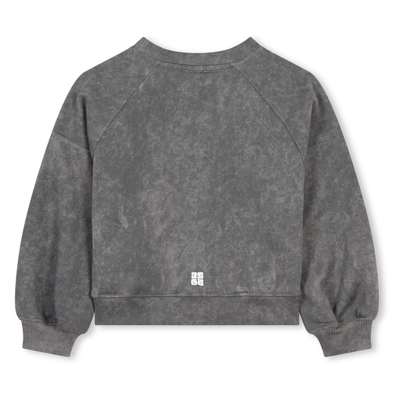 Cotton Jersey Sweatshirt GIVENCHY 
                    GIRL