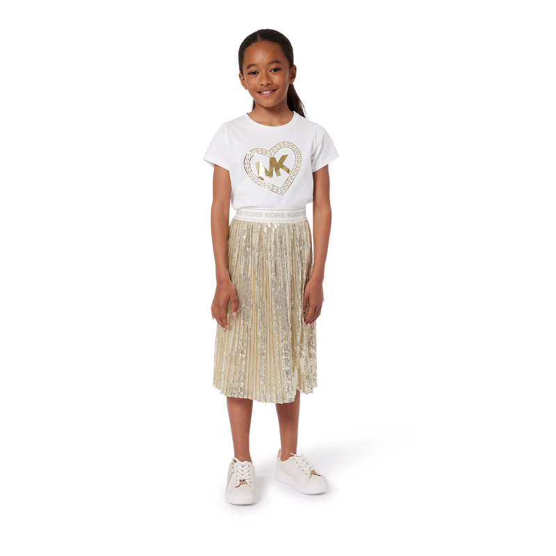 Mid-Length Pleated Skirt MICHAEL KORS 
                    GIRL