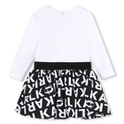 Long Sleeve Dress KARL LAGERFELD KIDS 
                    GIRL