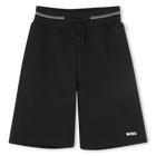Logo Bermuda shorts, BLACK, hi-res