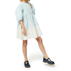 Two-color flared dress KENZO KIDS 
                    GIRL