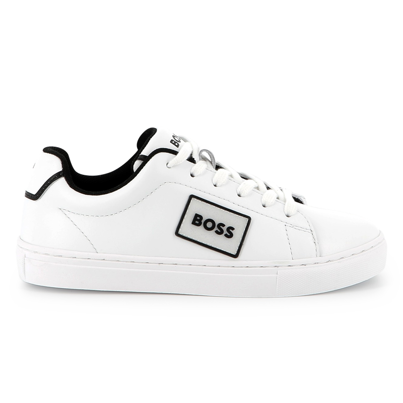 Cowhide leather sneakers BOSS 
                    BOY