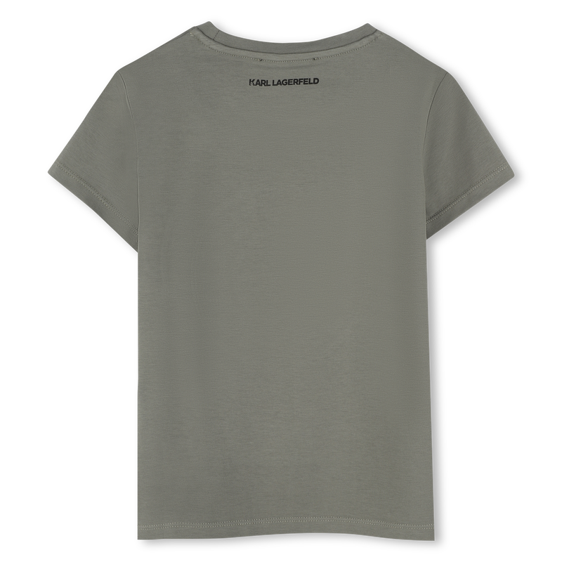 T-shirt with illustrations KARL LAGERFELD KIDS 
                        GIRL