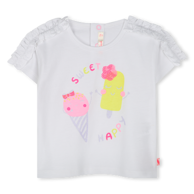 Short-sleeved cotton T-shirt BILLIEBLUSH GIRL