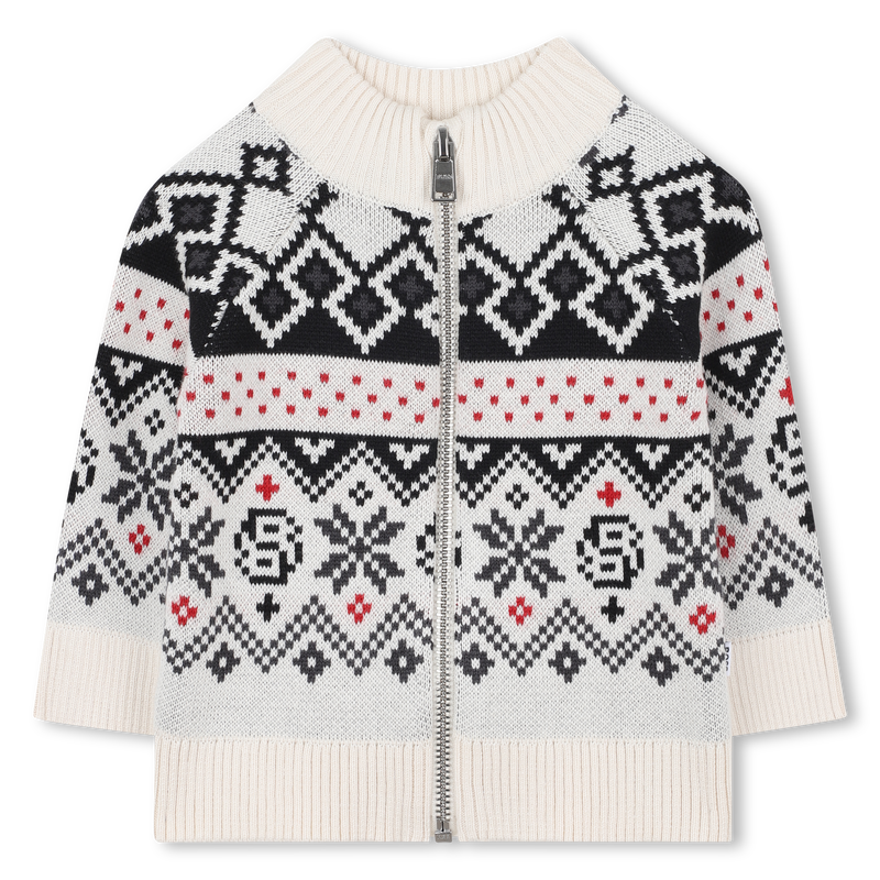 Stand-up collar cardigan BOSS 
                    BOY