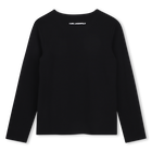 Long sleeve t-shirt KARL LAGERFELD KIDS 
                    GIRL
