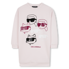 Long sleeve dress KARL LAGERFELD KIDS 
                    GIRL