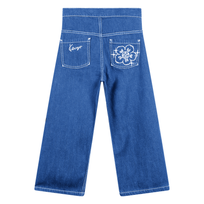 Denim pants KENZO KIDS GIRL