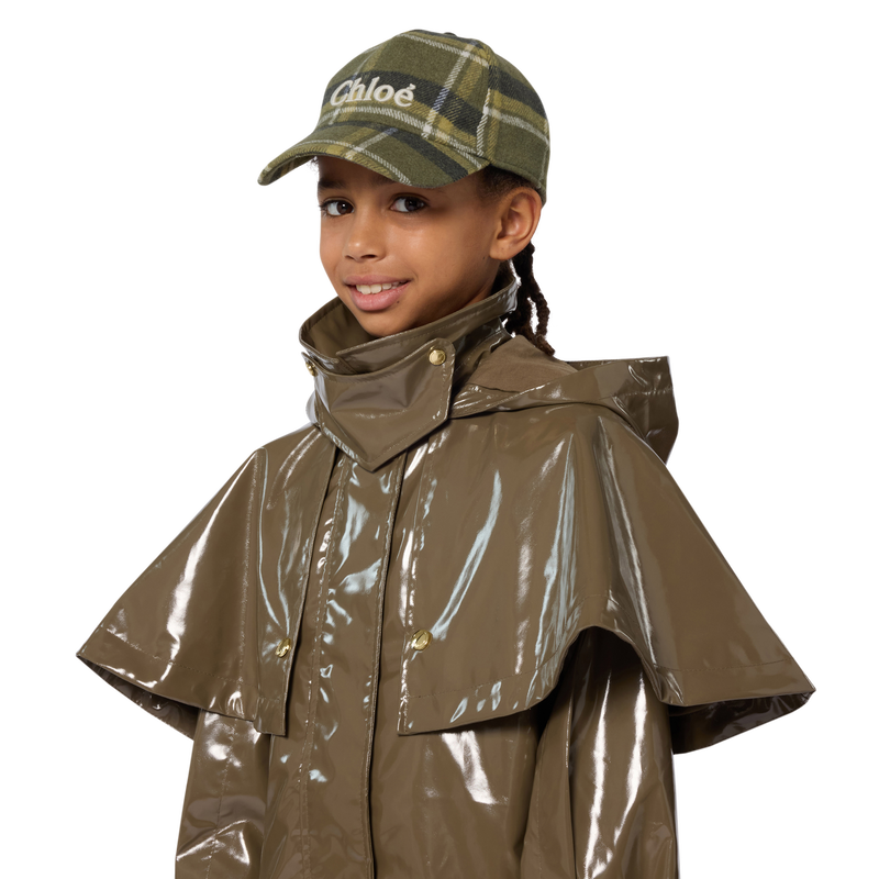 Plaid cap CHLOE 
                        GIRL