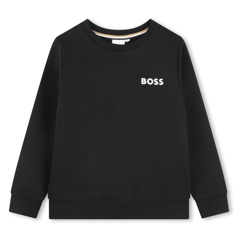 Printed fleece sweatshirt BOSS 
                    BOY