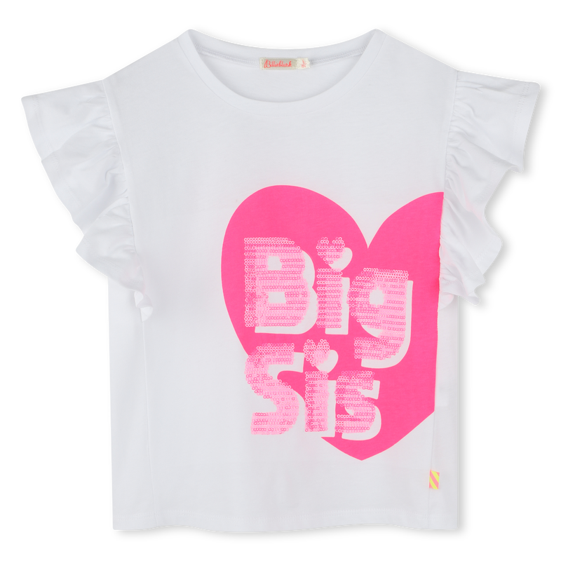 T-shirt with frilled sleeves BILLIEBLUSH 
                    GIRL