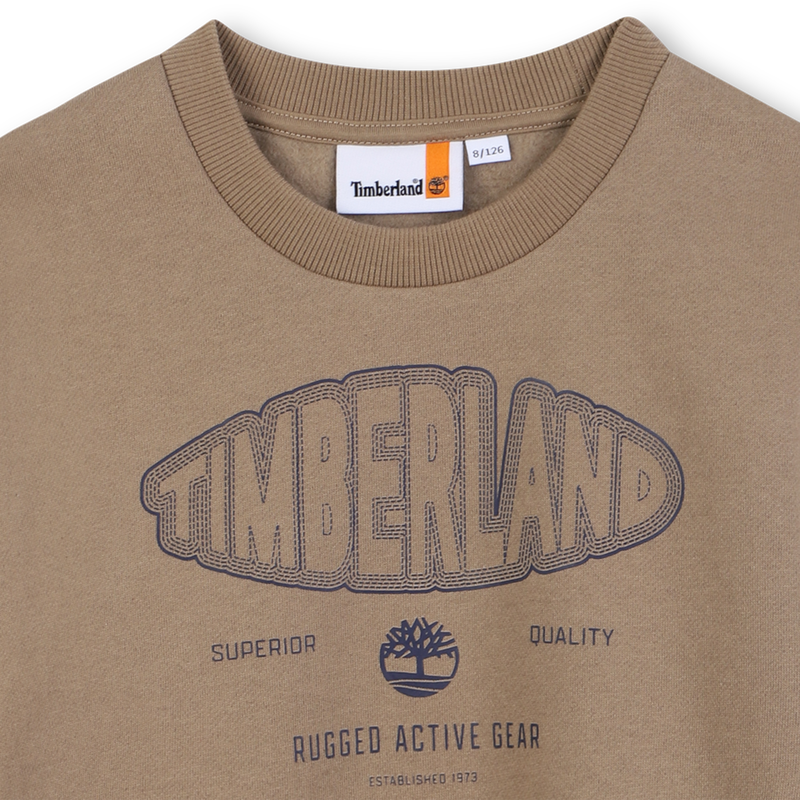Brushed fleece sweatshirt TIMBERLAND 
                    BOY