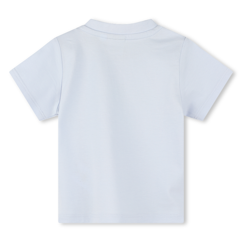 Press-stud cotton T-shirt BOSS 
                    BOY
