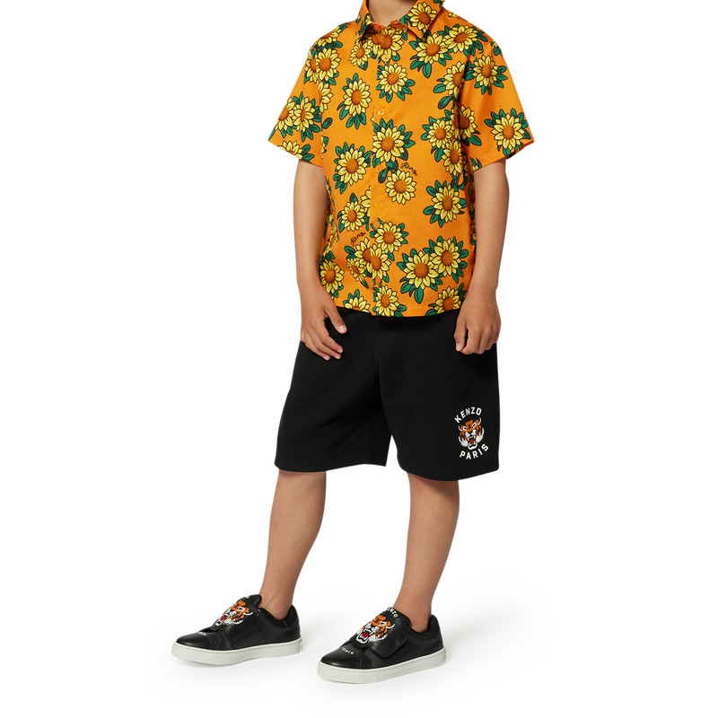Cotton satin shirt KENZO KIDS 
                        BOY