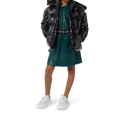 Cat-Ear Metallic Beanie KARL LAGERFELD KIDS GIRL