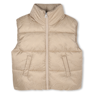 Water-repellent sleeveless down jacket DKNY GIRL