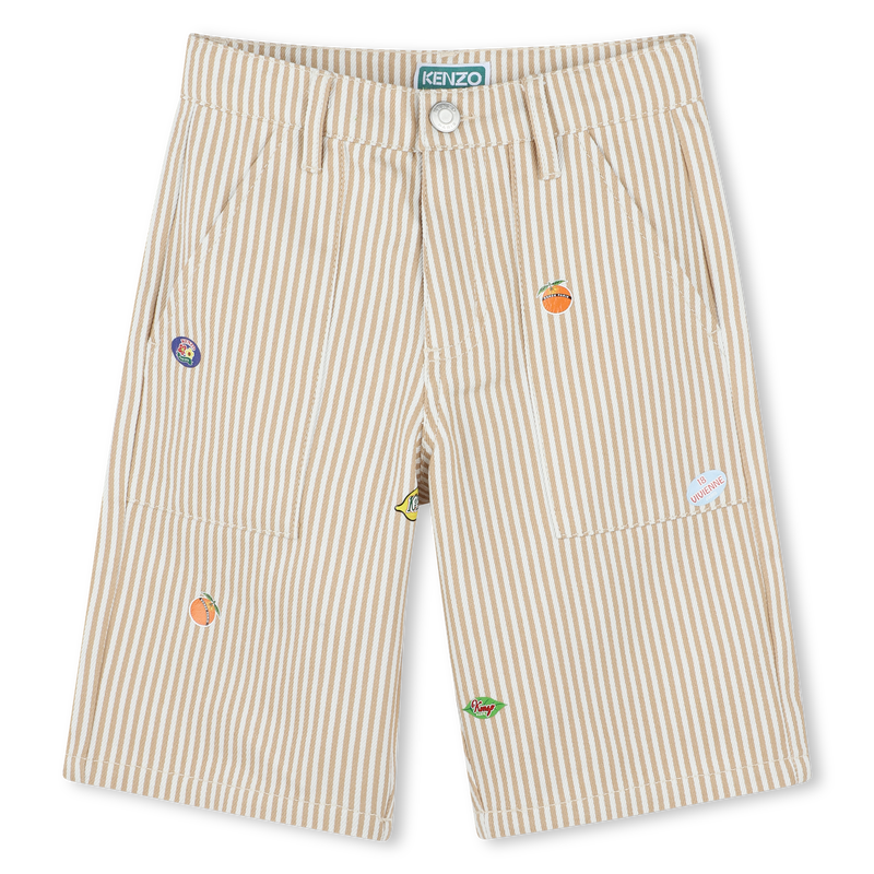 Striped Bermuda shorts KENZO KIDS 
                    BOY