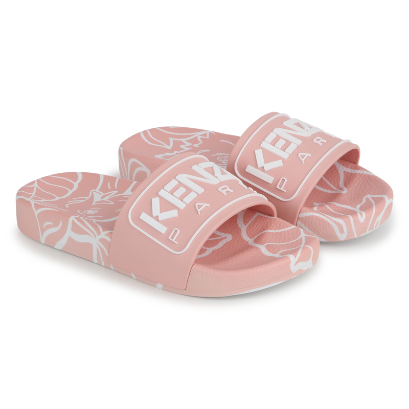 KENZO KIDS Printed sole sliders
