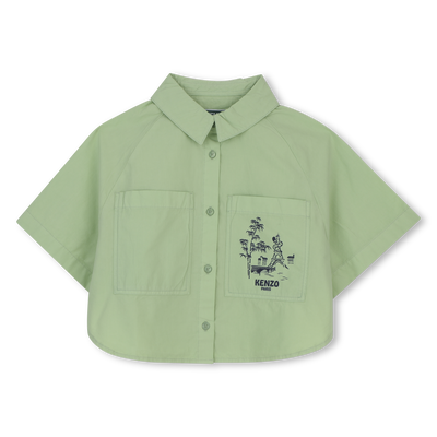 Poplin Shirt KENZO KIDS GIRL