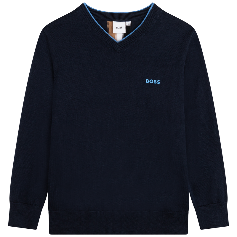 Boss store navy jumper