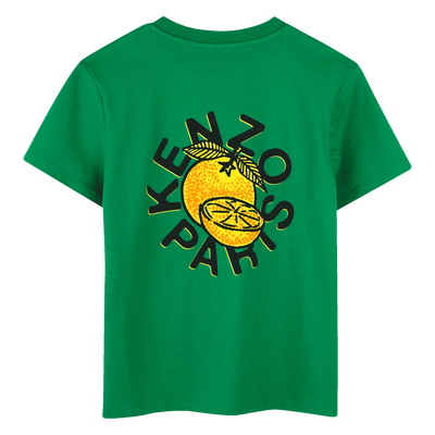 Short-sleeved cotton T-shirt KENZO KIDS BOY
