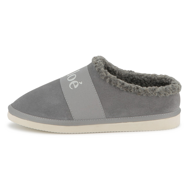 Cow suede leather slippers CHLOE 
                        GIRL