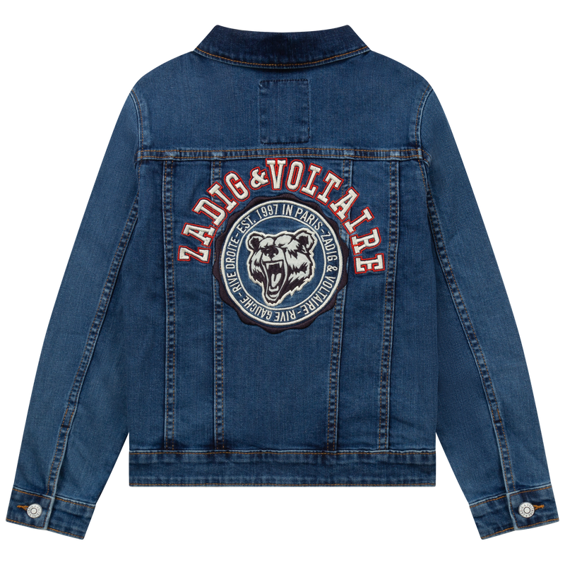 Zadig and voltaire jean hot sale jacket