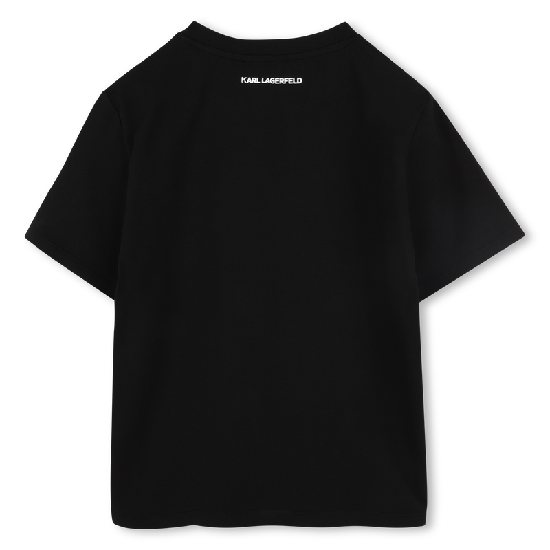 T-shirt with sequins KARL LAGERFELD KIDS 
                        GIRL