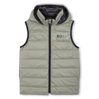 Flann-effect hooded puffer jacket BOSS 
                    BOY
