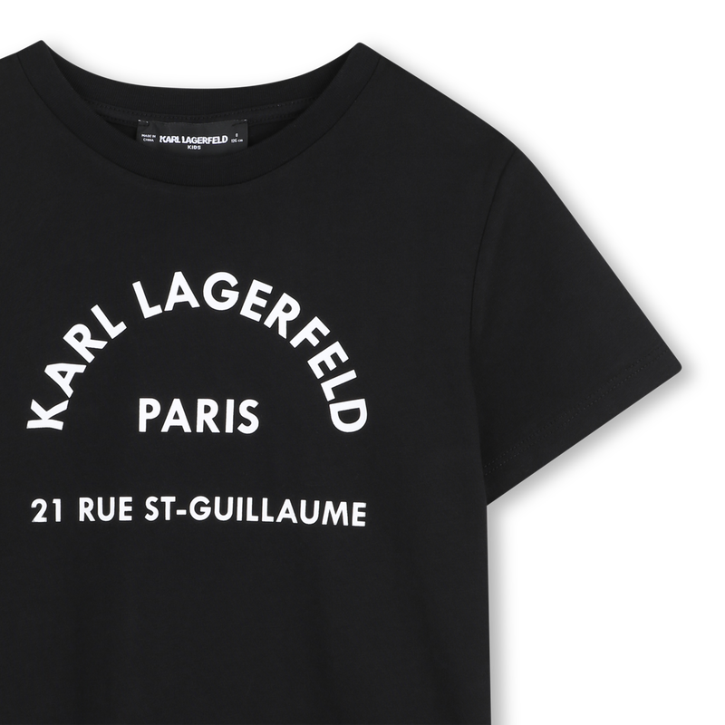 Printed T-Shirt KARL LAGERFELD KIDS 
                        BOY