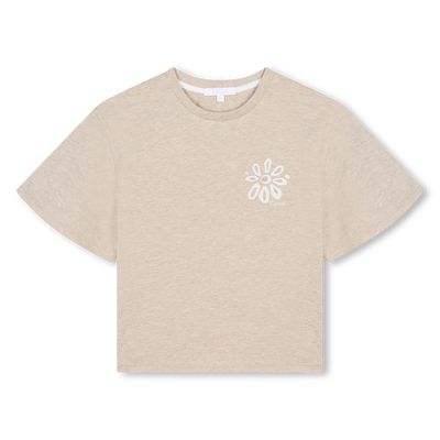 Floral Embroidered Short-Sleeve CHLOE GIRL