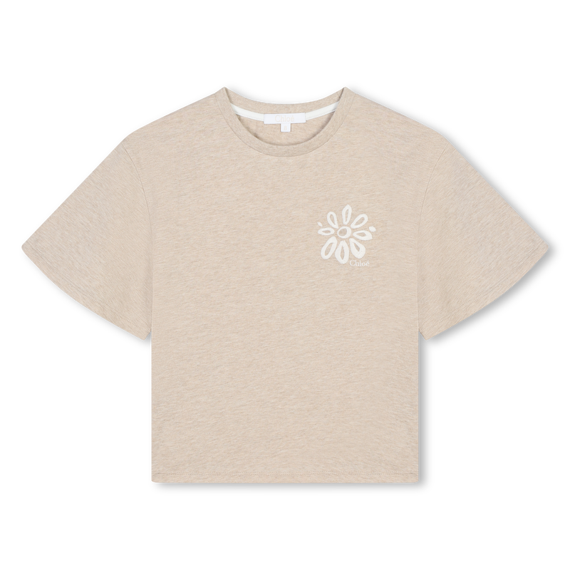 Floral Embroidered Short-Sleeve CHLOE 
                    GIRL