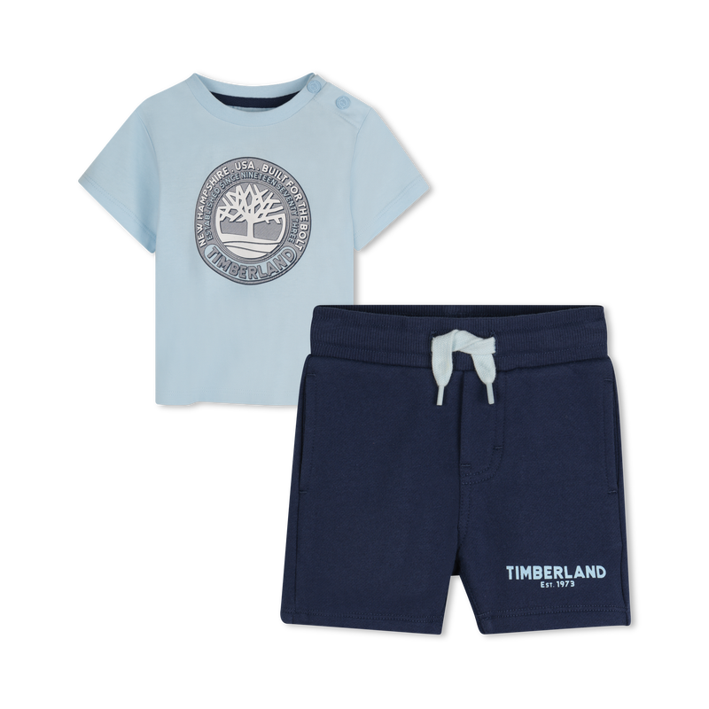 T-shirt and shorts outfit TIMBERLAND 
                        BOY