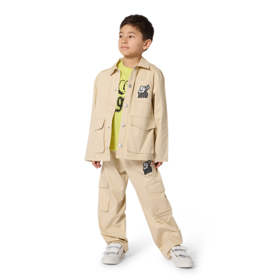 Cotton Satin Panta KENZO KIDS BOY