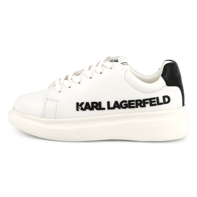 Lace-up leather sneakers KARL LAGERFELD KIDS UNISEX