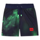 Water-repellent swim shorts HUGO 
                    BOY
