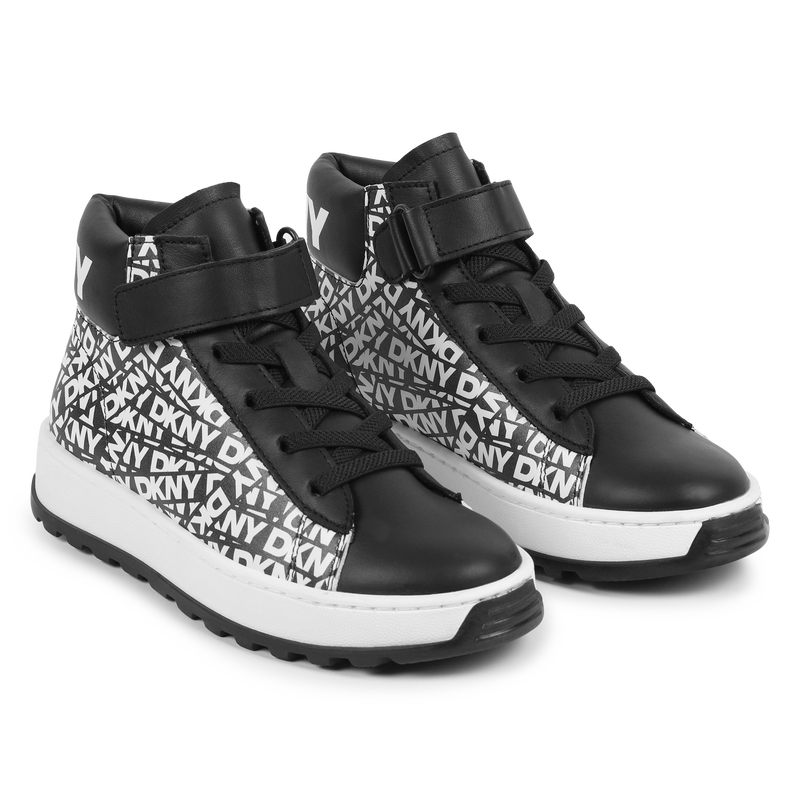 Lace-Up High-Top Sneakers DKNY 
                    UNISEX