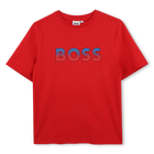 SHORT SLEEVES TEE-SHIRT, RED, hi-res
