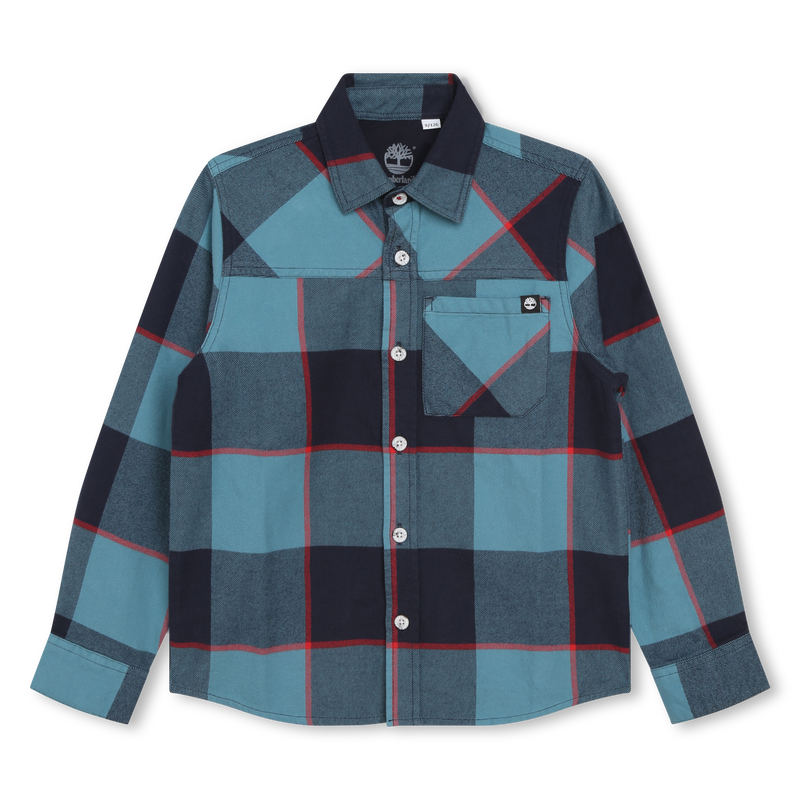 Checked cotton shirt TIMBERLAND 
                    BOY