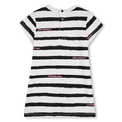 Short-Sleeved Dress KARL LAGERFELD KIDS GIRL