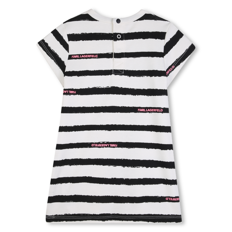 Short-Sleeved Dress KARL LAGERFELD KIDS 
                        GIRL