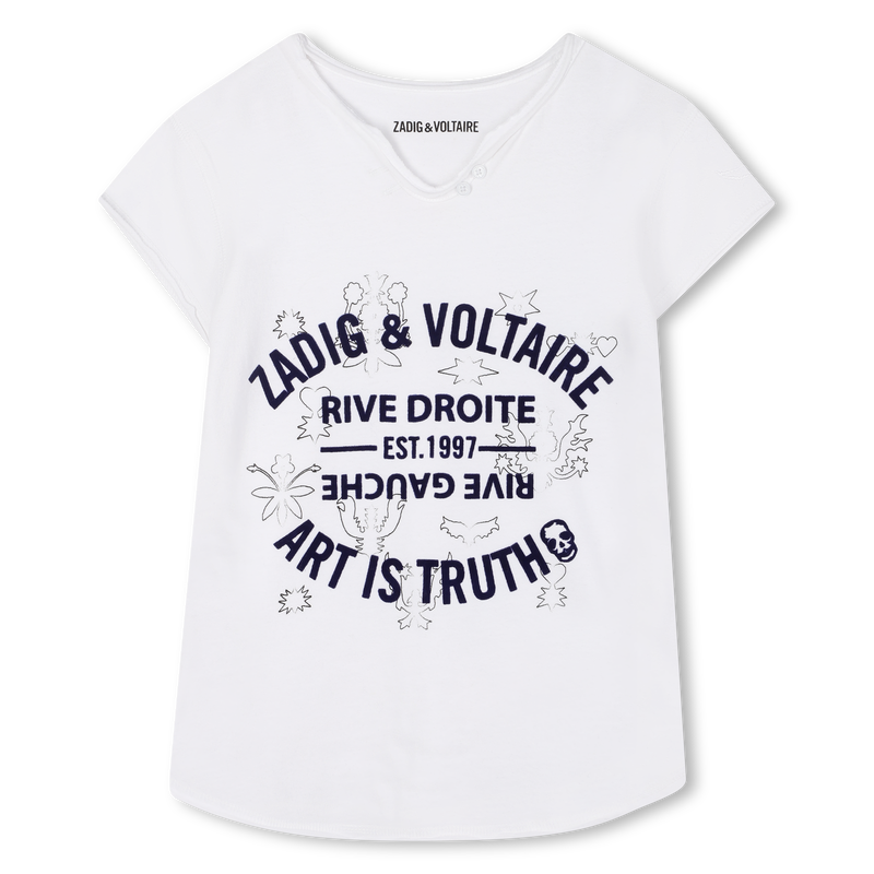Tunisian collar T-shirt ZADIG & VOLTAIRE 
                        GIRL