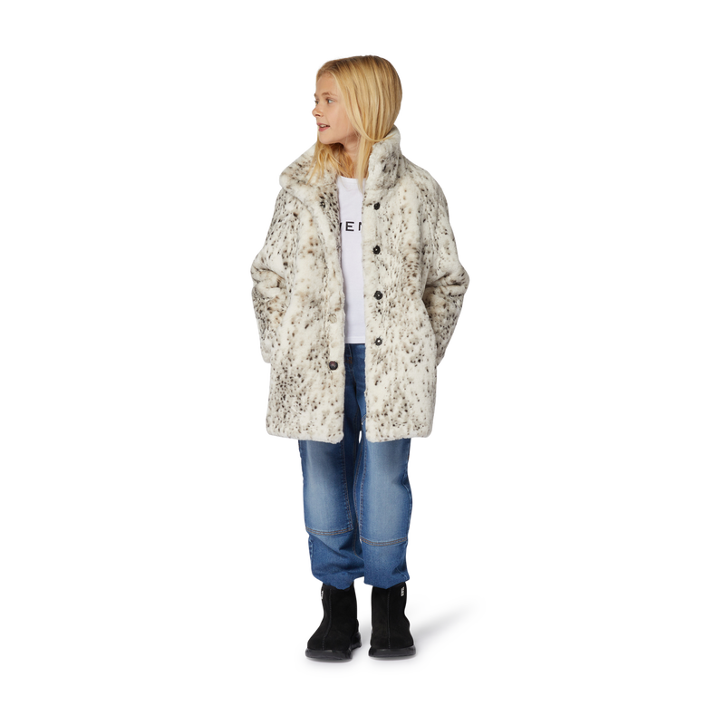 Fluffy Fleece Coat GIVENCHY 
                    GIRL