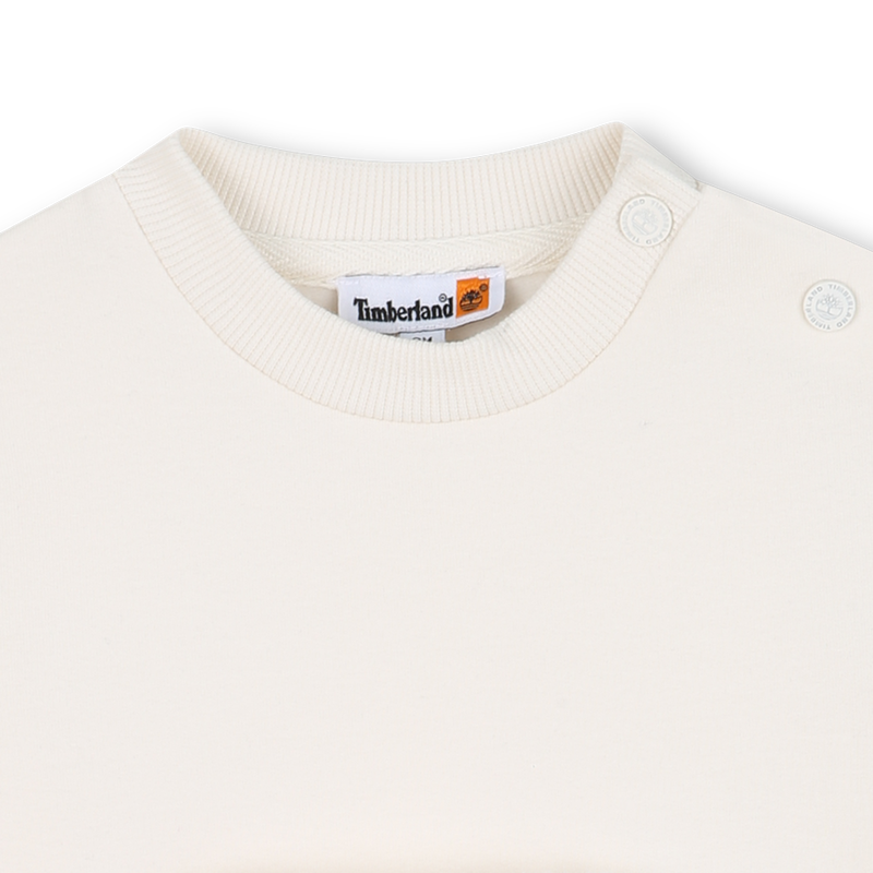 Printed brushed fleece sweatshirt TIMBERLAND 
                        BOY