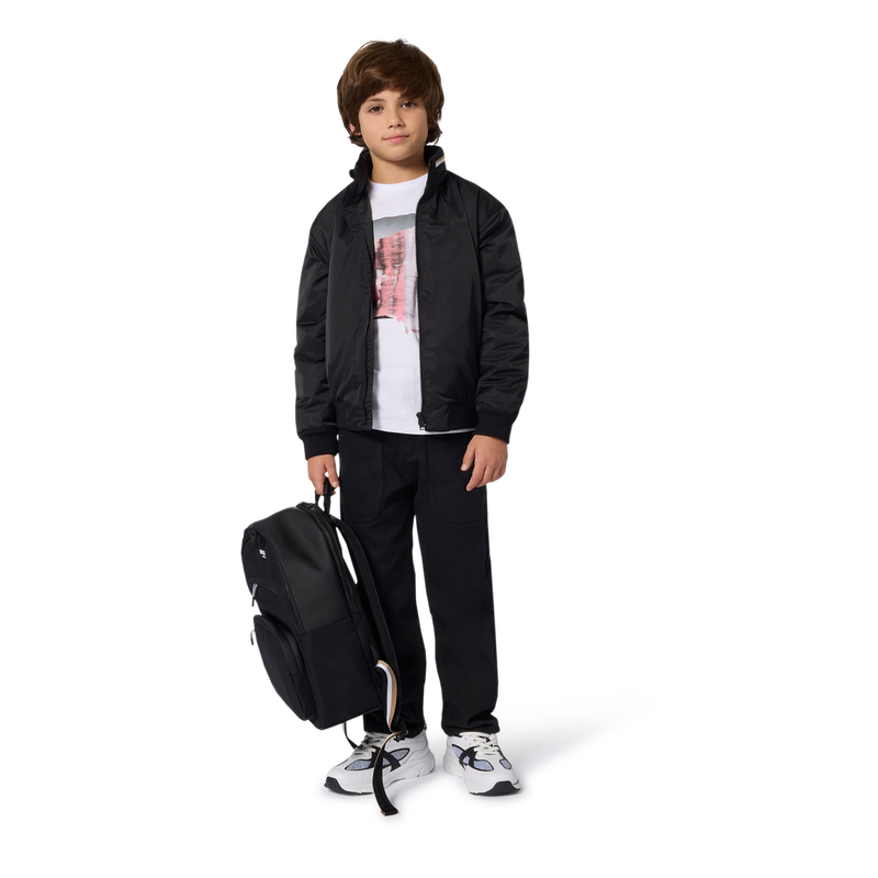 Coated textile backpack BOSS 
                    BOY