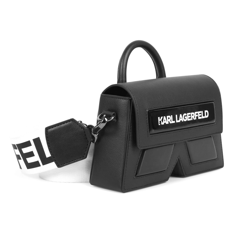 Shiny Textile Handbag KARL LAGERFELD KIDS 
                    GIRL