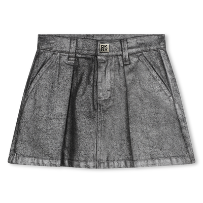 Cotton Denim Skirt DKNY GIRL